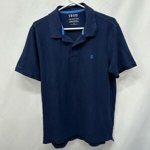 IZOD Men's Regular Fit Advantage Performance Short Sleeve Solid Polo sz M